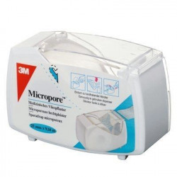 Micropore Sparadrap Microporeux 12,5Mmx5M Blanc de 3M Sante
