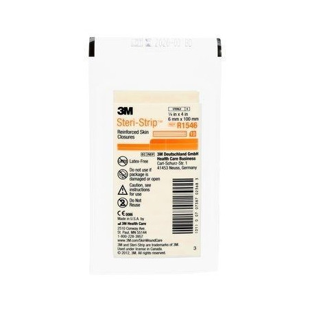 Steri-Strip Suture Cutanée 6X100Mm B/10 des laboratoires 3M Sante