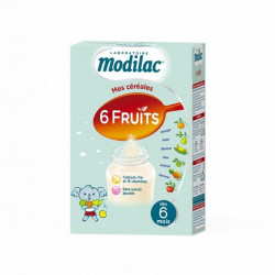Céréales 6 Fruits 300G Enfants De 8 Mois-3 Ans Modilac