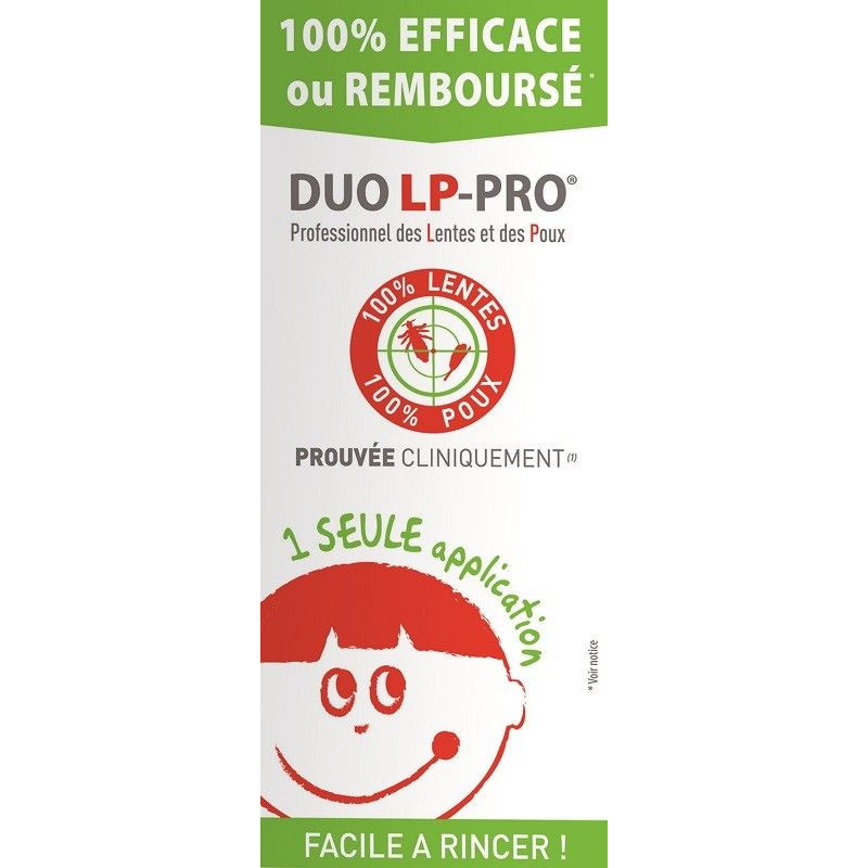 DUO LP PRO Lotion Anti-Poux et Lentes – Lotion 100% efficace