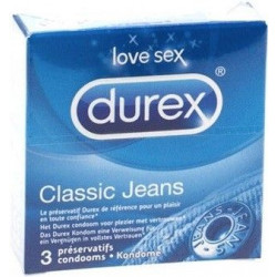 Preservatif Classic Jeans Boite De 3 des laboratoires Durex