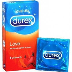 Preservatif Love Boite De 6 des laboratoires Durex