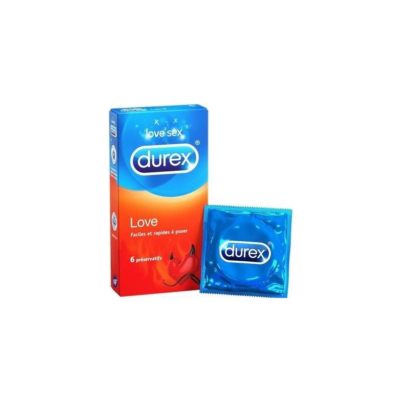 Preservatif Love Boite De 6 des laboratoires Durex