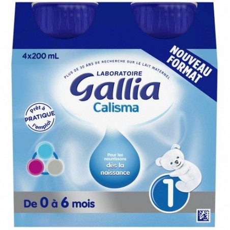Lait Calisma 1er Age Pret à l'Emploi du Laboratoire Gallia - Paramarket
