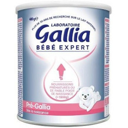 BEBE EXPERT Pré-Gallia Nourissons et prématurés
