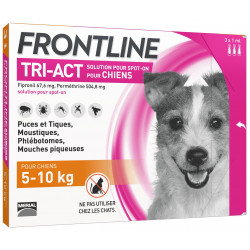 TRI-ACT Petit chien de 5 à 10 kg Antiparasitaire