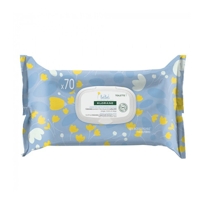 BEBE Lingettes Nettoyantes Biodégradables- Paramarket