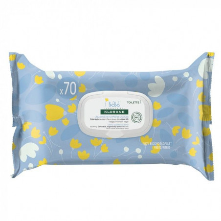 BEBE Lingettes Nettoyantes Biodégradables- Paramarket