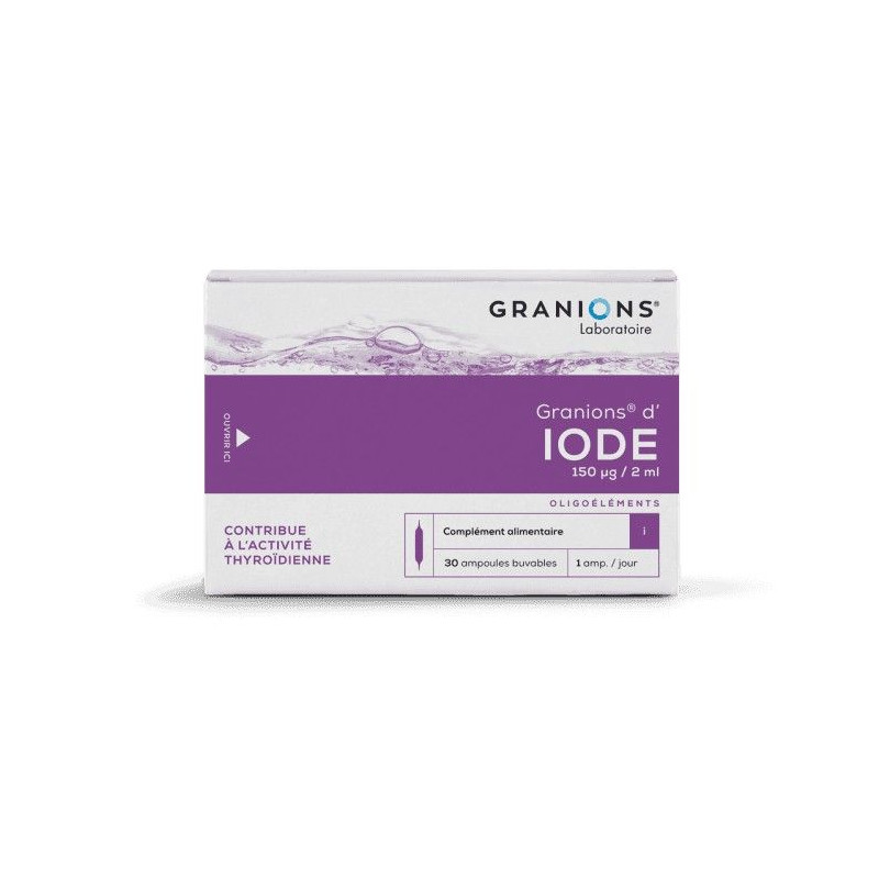 GRANIONS D'IODE Ampoule - Paramarket