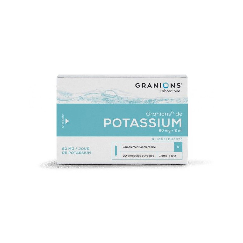 GRANIONS DE POTASSIUM Ampoule - Paramarket