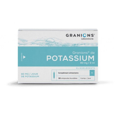 GRANIONS DE POTASSIUM Ampoule - Paramarket