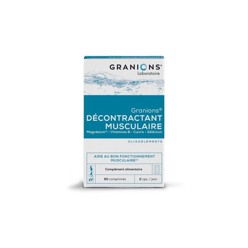 GRANIONS DECONTRACTANT MUSCULAIRE Comprimé - Paramarket