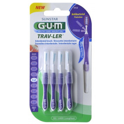 Brossette Interdentaire Trav-Ler 1.2Mm 1512 de Gum Sunstar