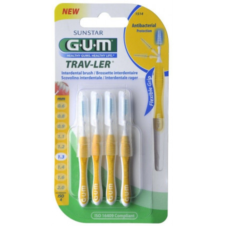 Brossette Interdentaire Trav-Ler 1.3Mm 1514 de Gum Sunstar