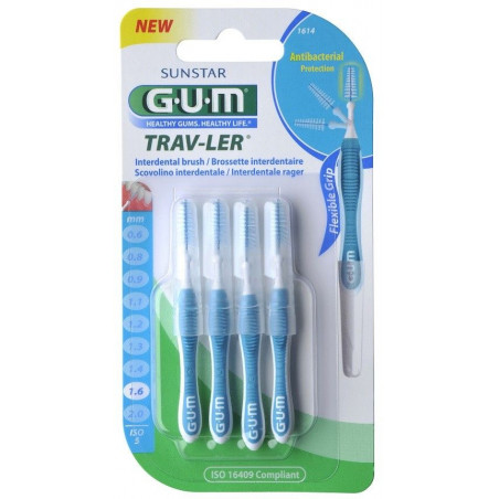 Brossette Interdentaire Trav-Ler 1.6Mm 1614 de Gum Sunstar