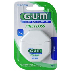 Fil Dentaire Fine-Floss Ciré 1555 de Gum Sunstar