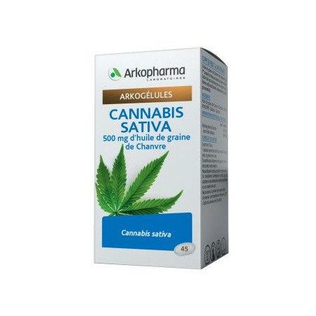 ARKOGELULES CANNABIS SATIVA Sommeil et Stress