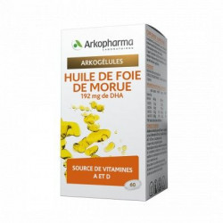 ARKOGELULES HUILE DE FOIE DE MORUE Vitamine A et D