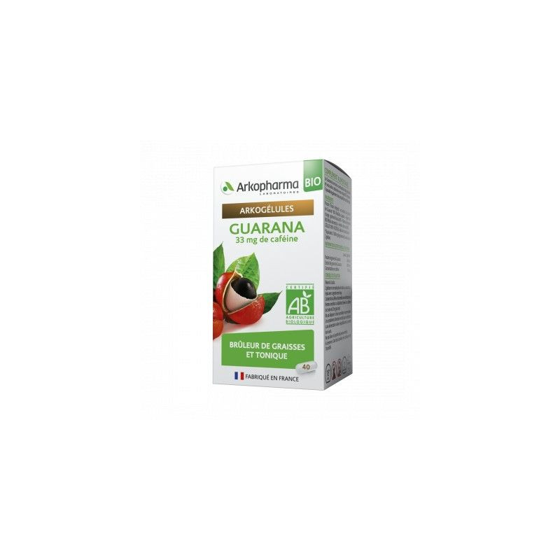 ARKOGELULES GUARANA BIO Brûleur de graisses et Tonus