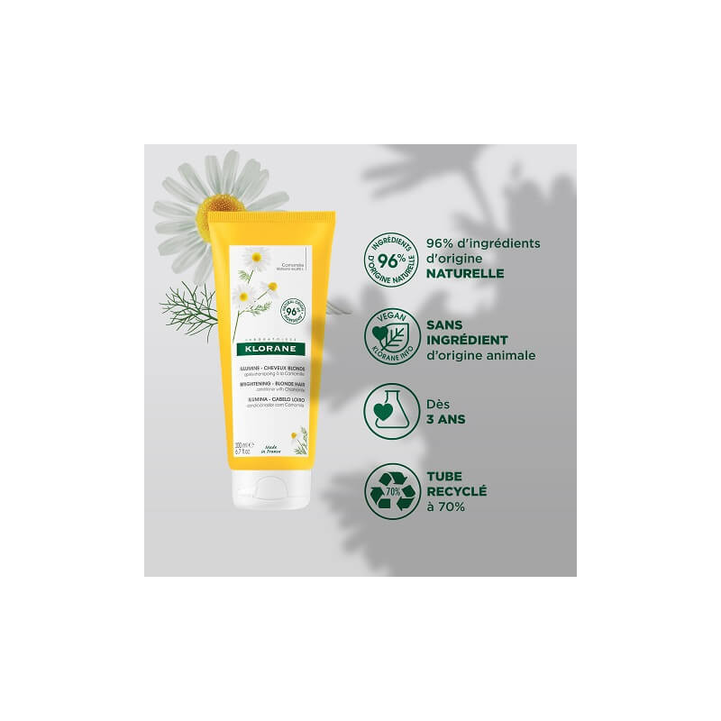 CAMOMILLE Après-Shampoing Illumine Cheveux Blonds