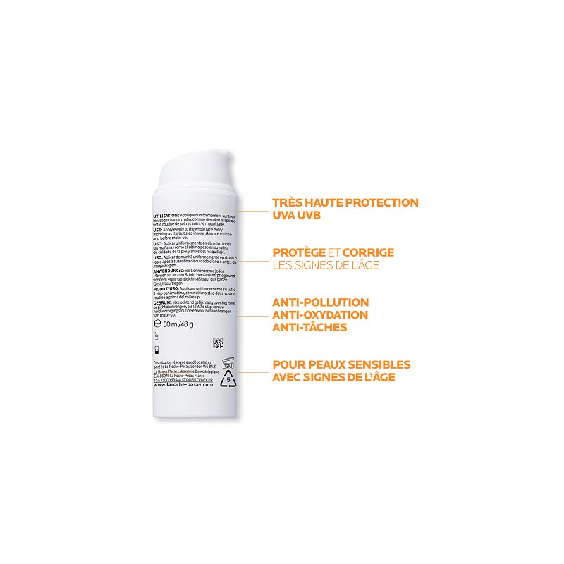 LRP ANTHELIOS SPF50 AGE CORRECT Crème - Paramarket