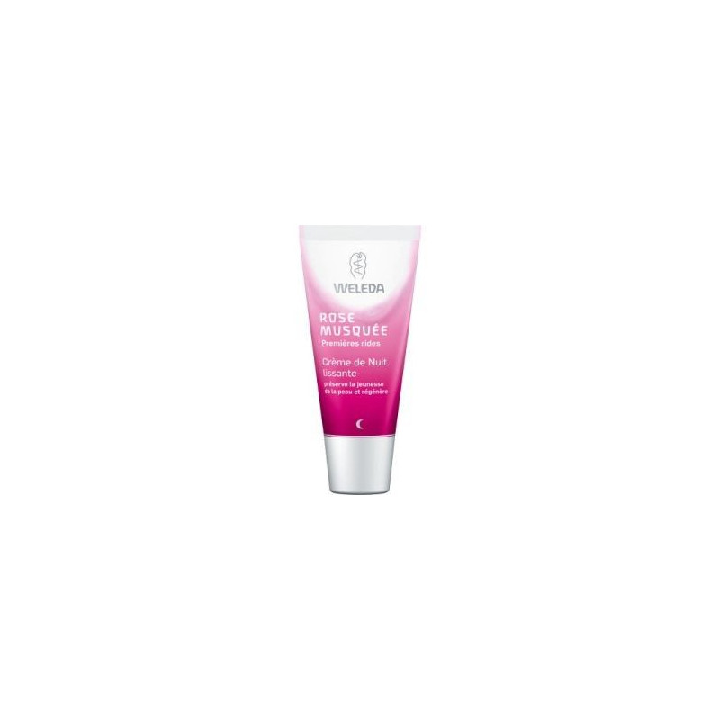Rose Musquee Bio Crème De Nuit Lissante Visage Weleda