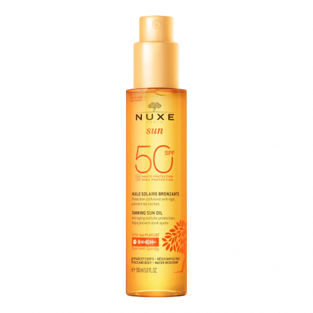 Nuxe Sun SPF50 Huile bronzante - Paramarket