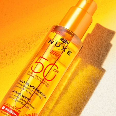 Nuxe Sun SPF50 Huile bronzante - Paramarket