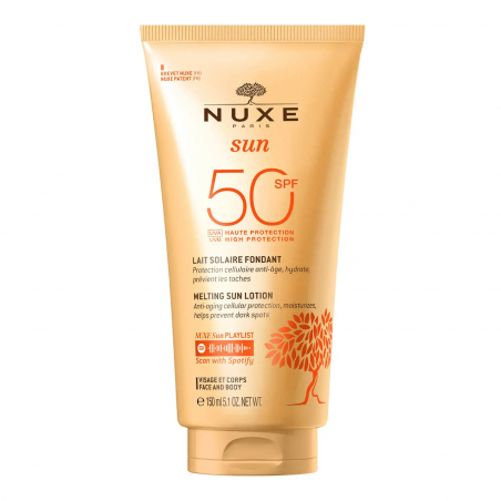 Nuxe Sun SPF50 Lait visage et corps - Paramarket