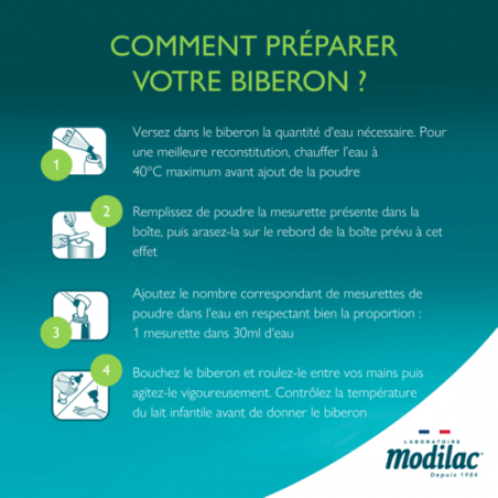 Modilac Bio Croissance 3ème Âge 10-36 Mois 800 g - PharmaJ