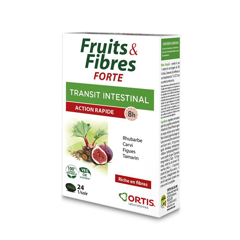ORTIS FRUITS & FIBRES Forte Action Rapide Comprimés - Paramarket
