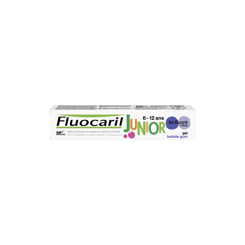 Fluocaril Dentifrice Junior 7 à 12 ans Bubble - Paramarket