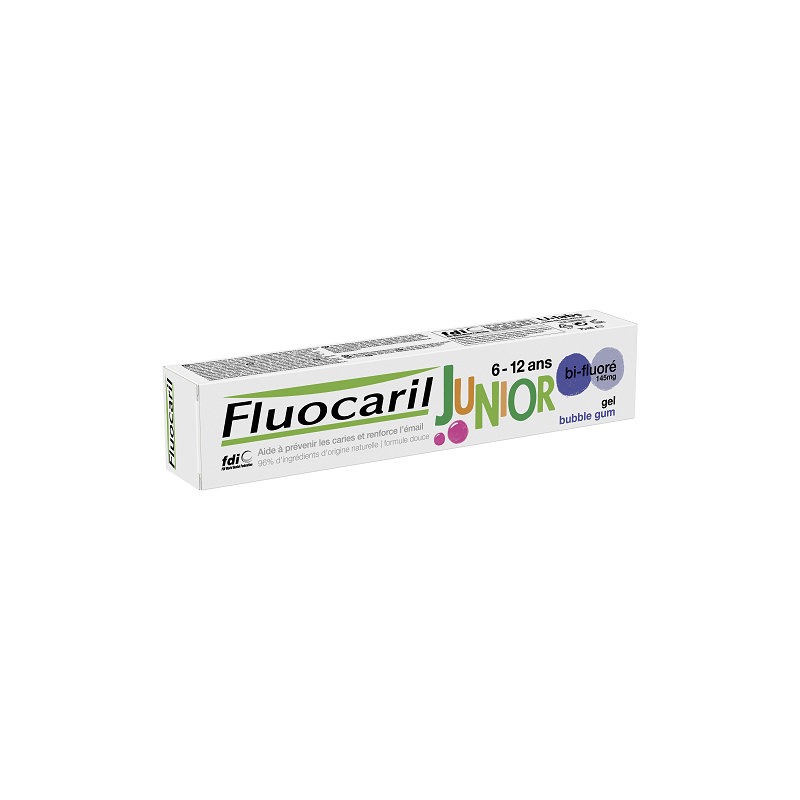 Fluocaril Dentifrice Junior 7 à 12 ans Bubble - Paramarket