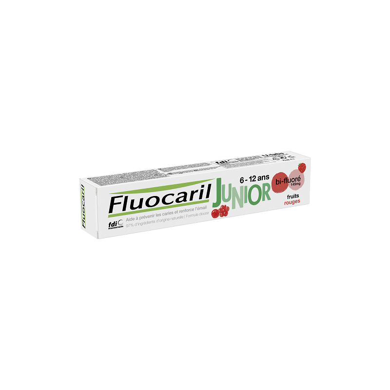 Fluocaril Dentifrice Junior 7 à 12 ans Fruits Rouges - Paramarket