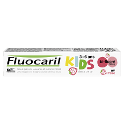 Fluocaril Dentifrice Kids 2 à 6 ans Fraise - Paramarket