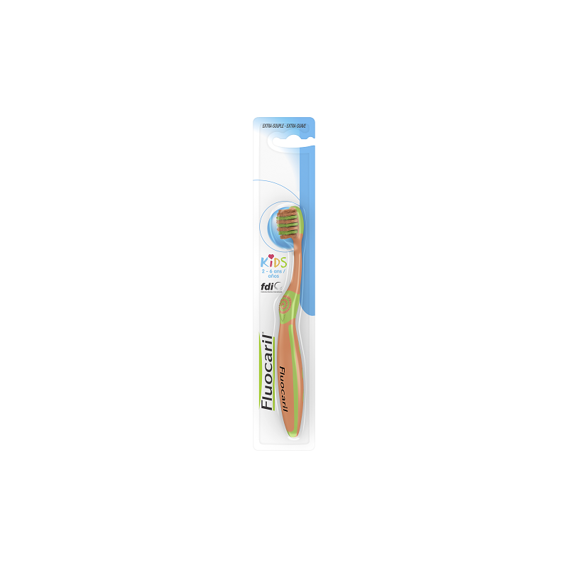 Fluocaril Brosse à dents manuelle Kids 2-6 ans extra-souple - Paramarket