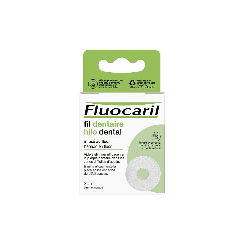 Fil dentaire Fluocaril infusé au fluor - Paramarket