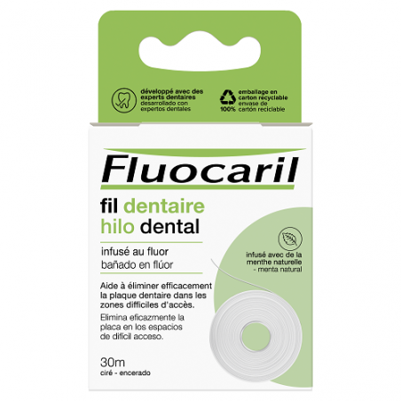 Fil dentaire Fluocaril infusé au fluor - Paramarket