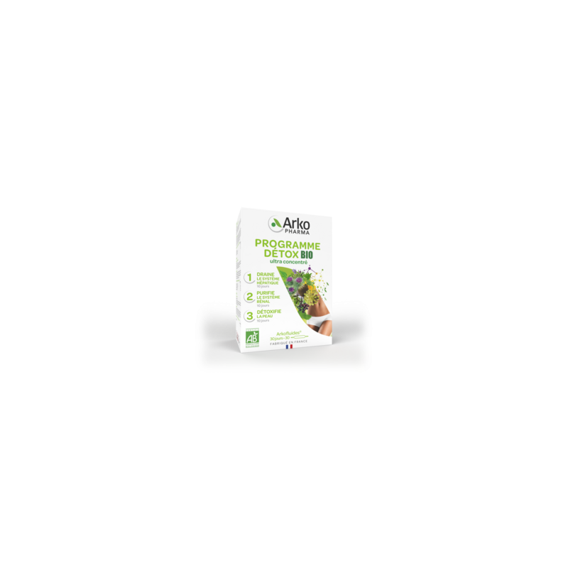 Arkopharma Arkofluides Programme Détox Bio - Paramarket