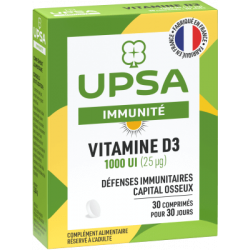 UPSA Vitamine D3 1000UI (25 µg) comprimés - Paramarket