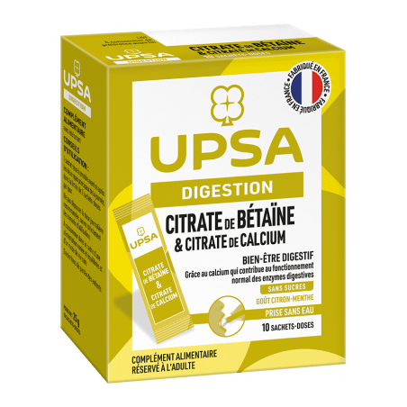 UPSA Citrate de Bétaïne & Citrate de Calcium Sachets-doses - Paramarket