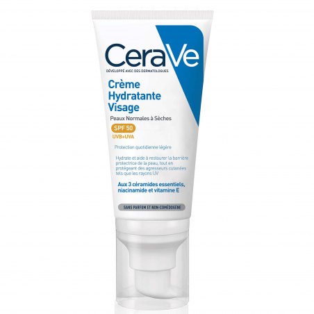 Cerave Crème Hydratante Visage SPF50 - Paramarket