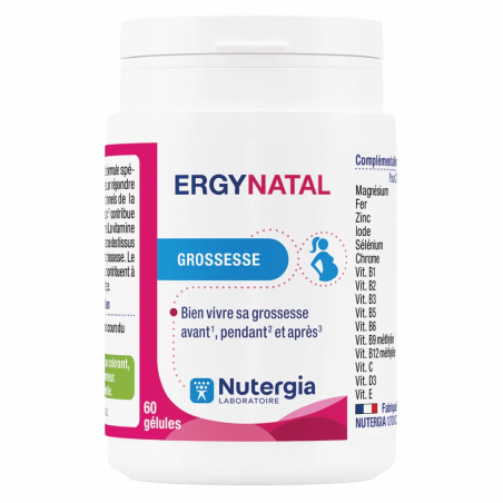 Ergynatal des laboratoires Nutergia - Paramarket