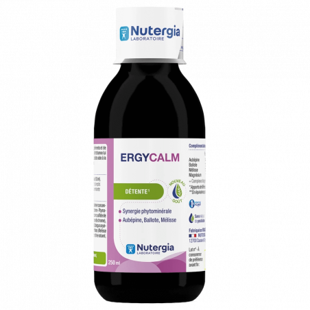 Ergycalm des laboratoires Nutergia - Paramarket