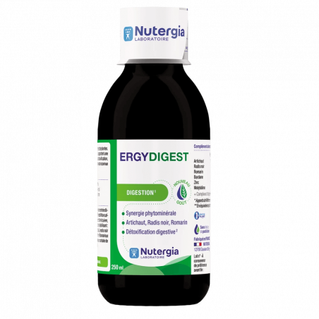 Ergydigest des laboratoires Nutergia - Paramarket