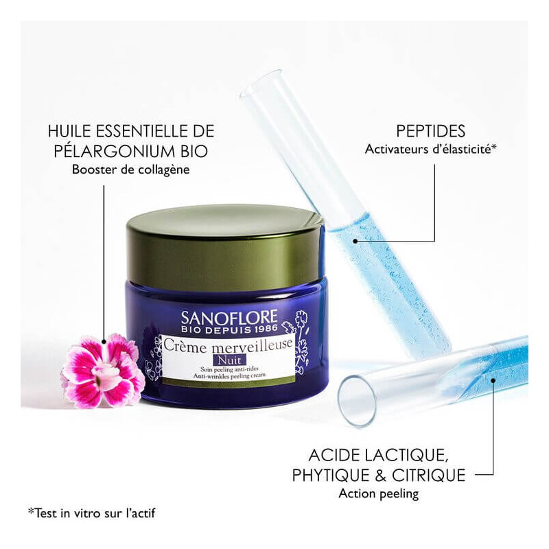 Sanoflore Crème Merveilleuse Nuit - Paramarket
