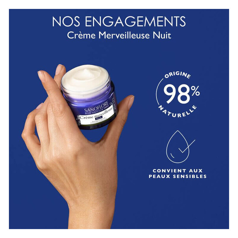 Sanoflore Crème Merveilleuse Nuit - Paramarket