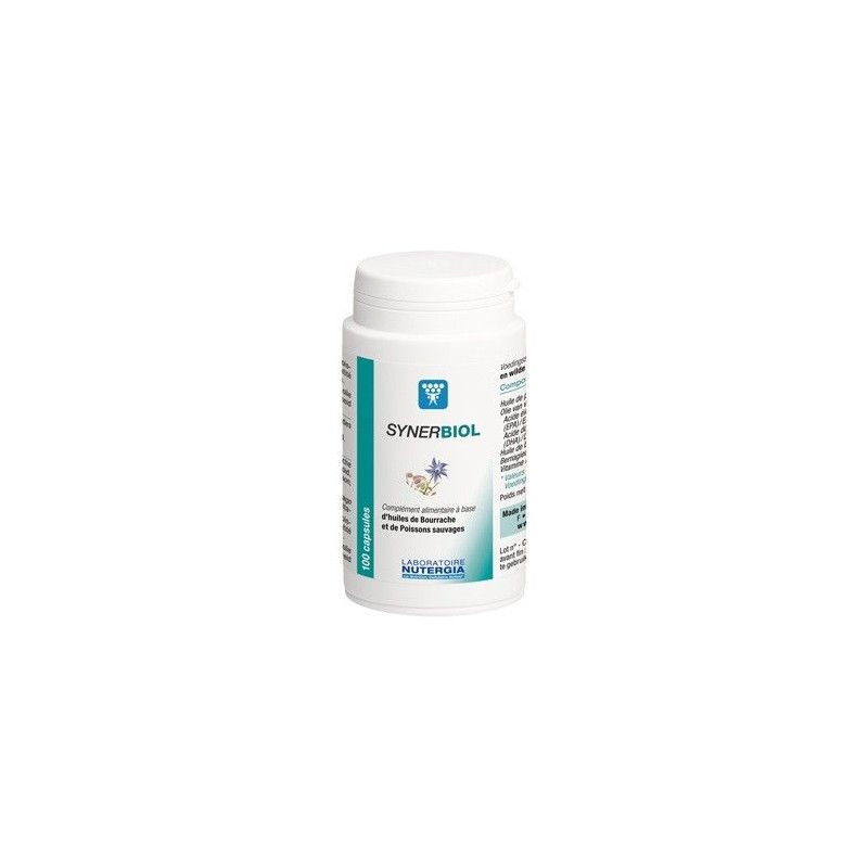 Synerbiol 50 Capsules des laboratoires Nutergia