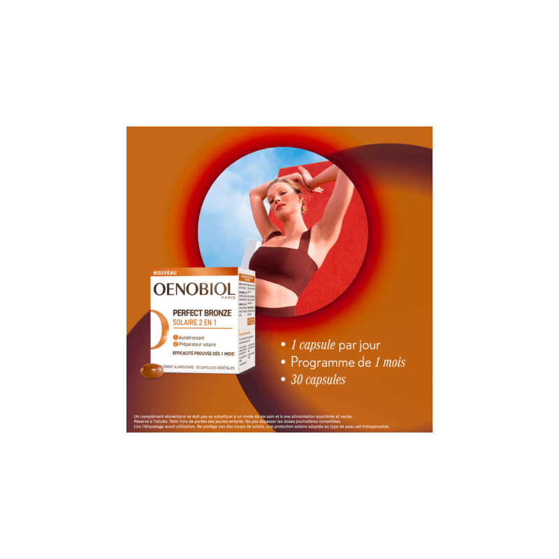 Oenobiol PERFECT BRONZE Solaire 2 en 1 - Paramarket