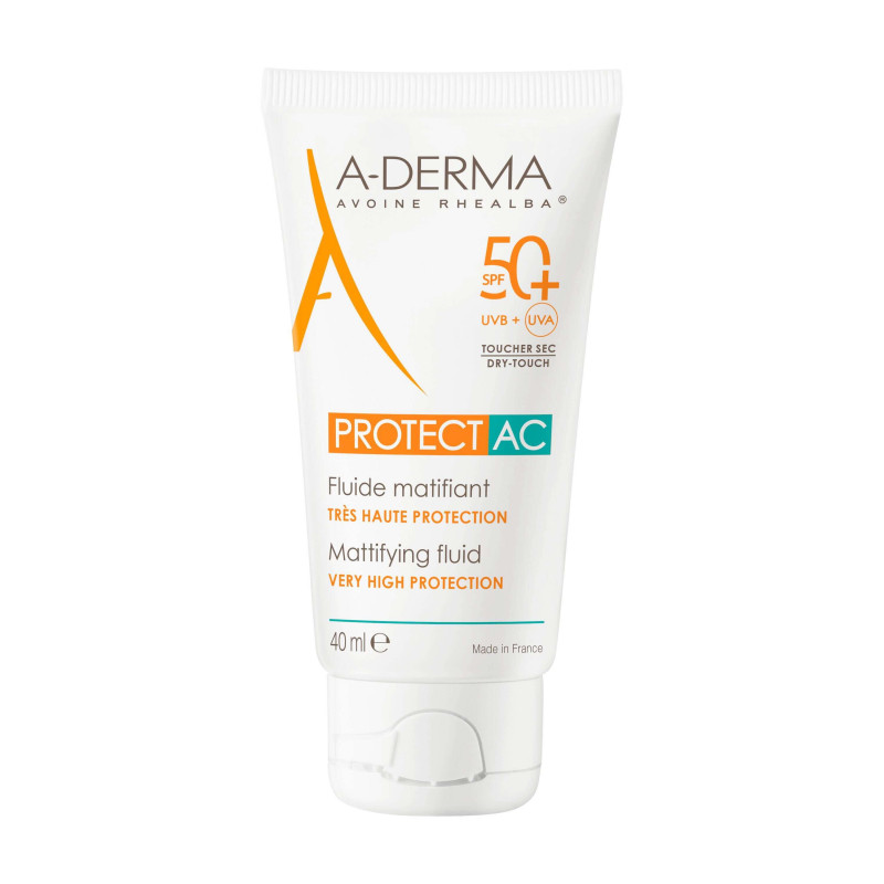 Protect Ac Fluide Matifiant SPF50+ des laboratoires Aderma - Paramarket